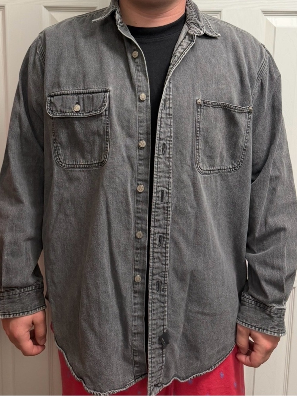 RRL Double RL Denim Jacket men's Size XL
Cotton Gray